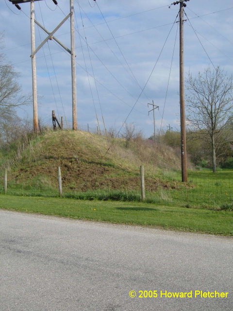 This fill south of the Wabash River carried the Union Traction line between Kokomo and Logansport over River Road to the south bridge.  Howard Pletcher